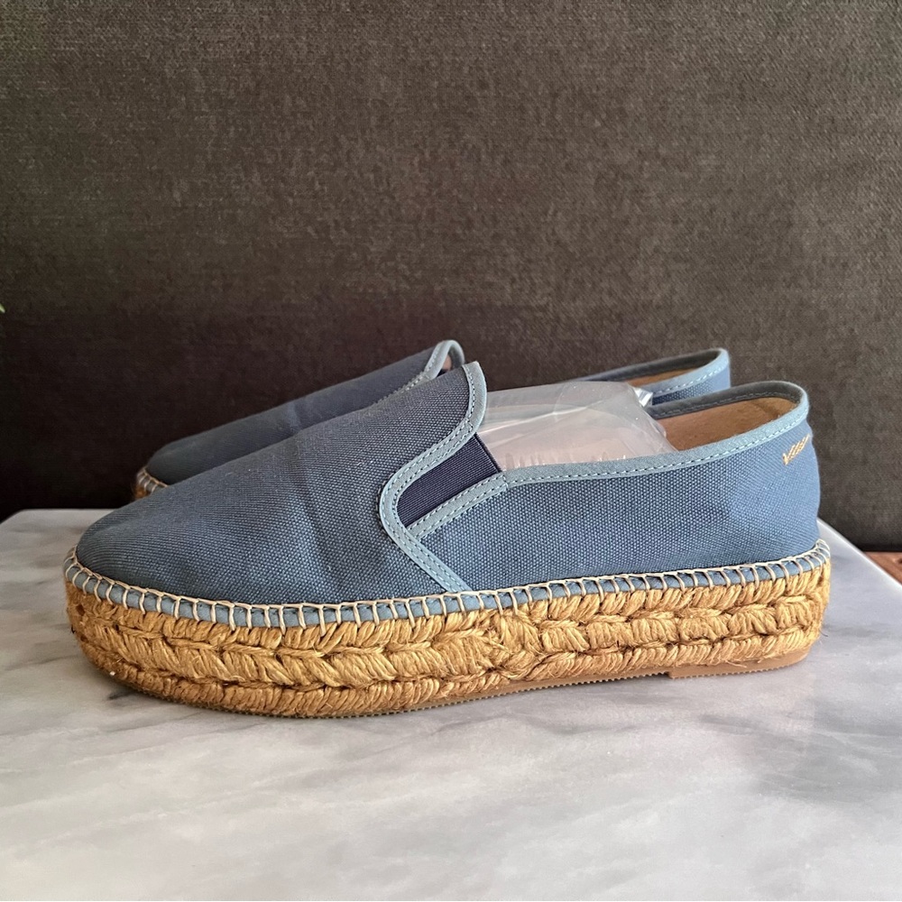Like New Viscata Shoes Womens 39 Espadrille Blue - Picture 2 of 11